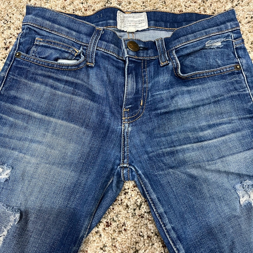Current/Elliott Distressed Jeans Size 24